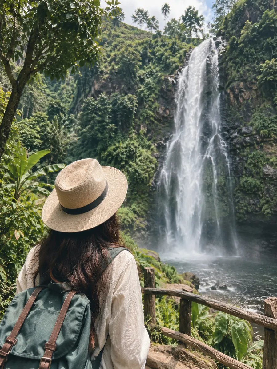 Vue à la cascade de Materuni